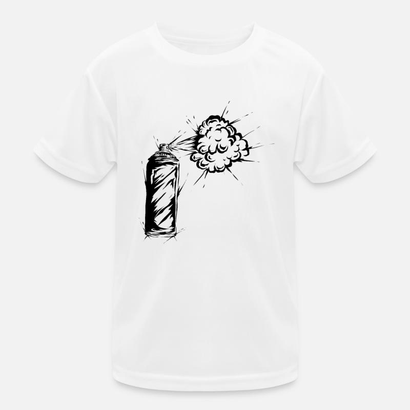 Bombe aérosol graffiti T-shirt sport Enfant