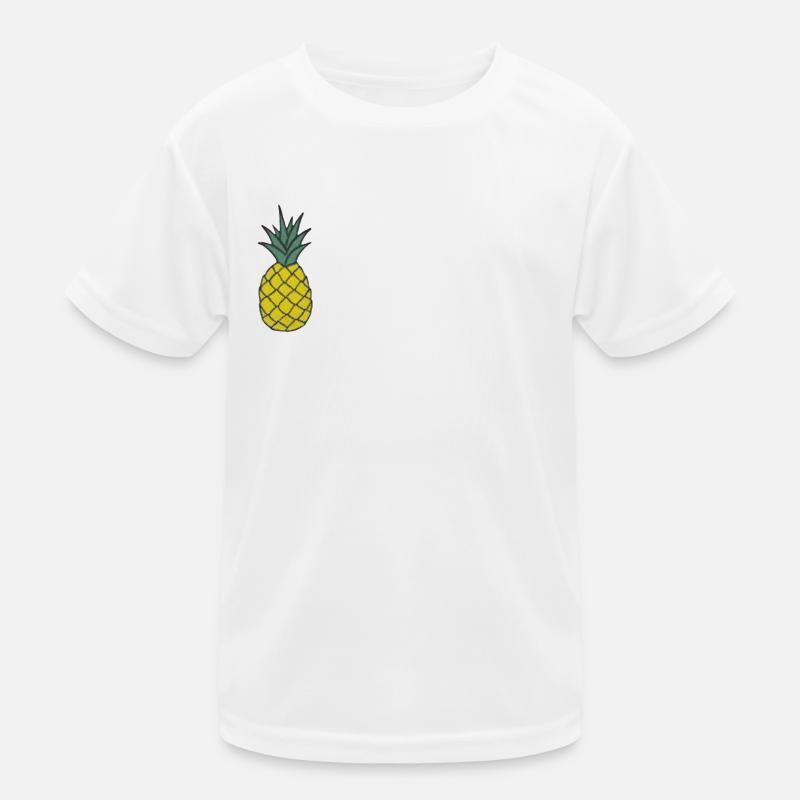 Ananas / pineapple Kinder Funktions-T-Shirt