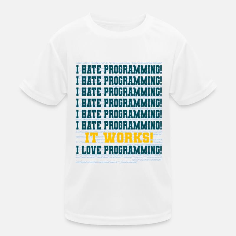 Programmeur disant T-shirt sport Enfant