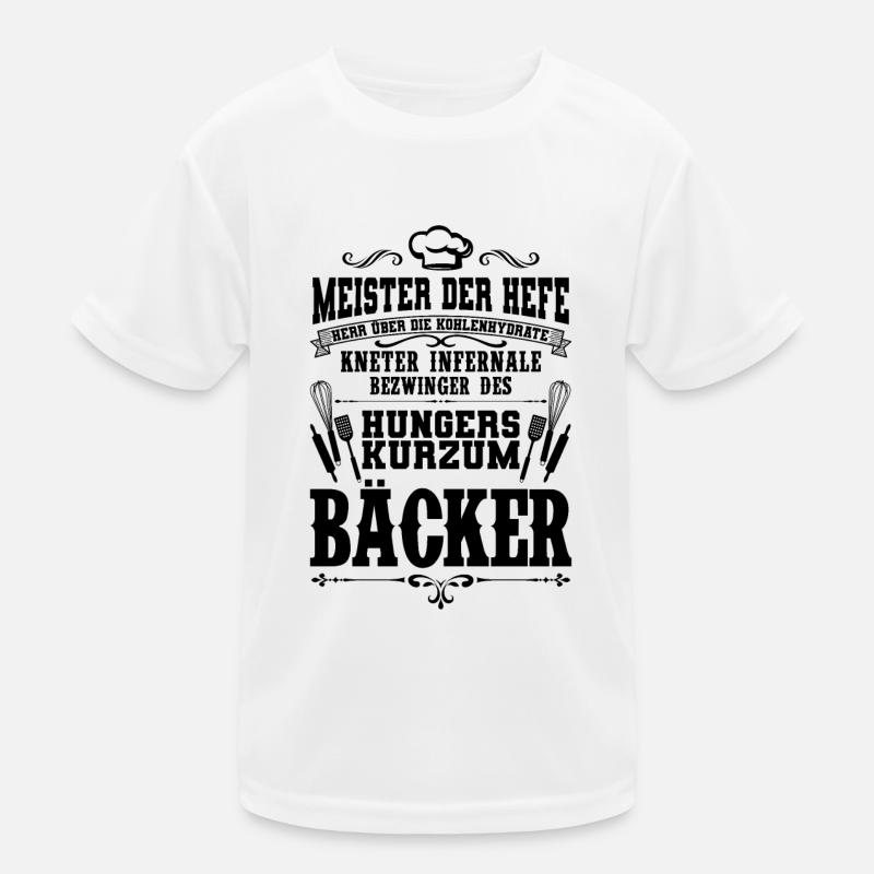 Bäcker Kinder Funktions-T-Shirt
