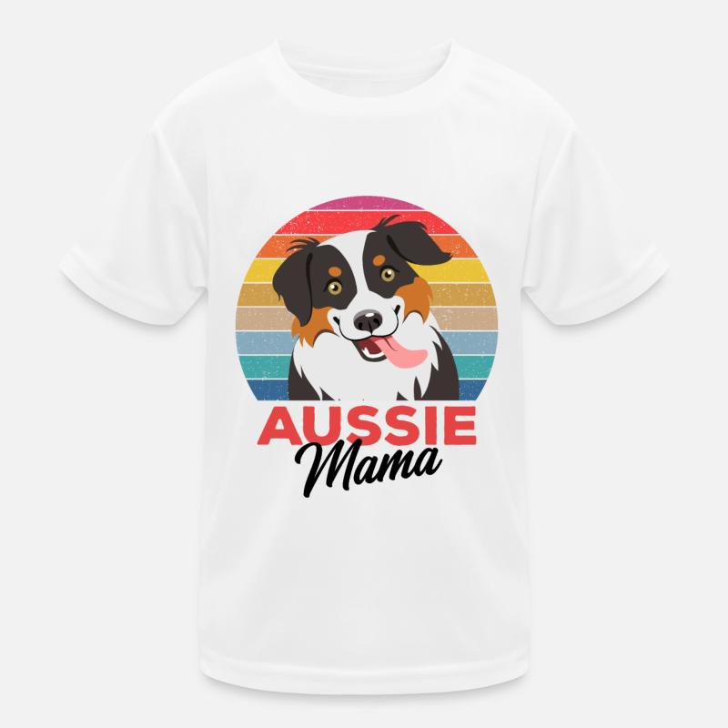 Australian Shepherd Kinder Funktions-T-Shirt
