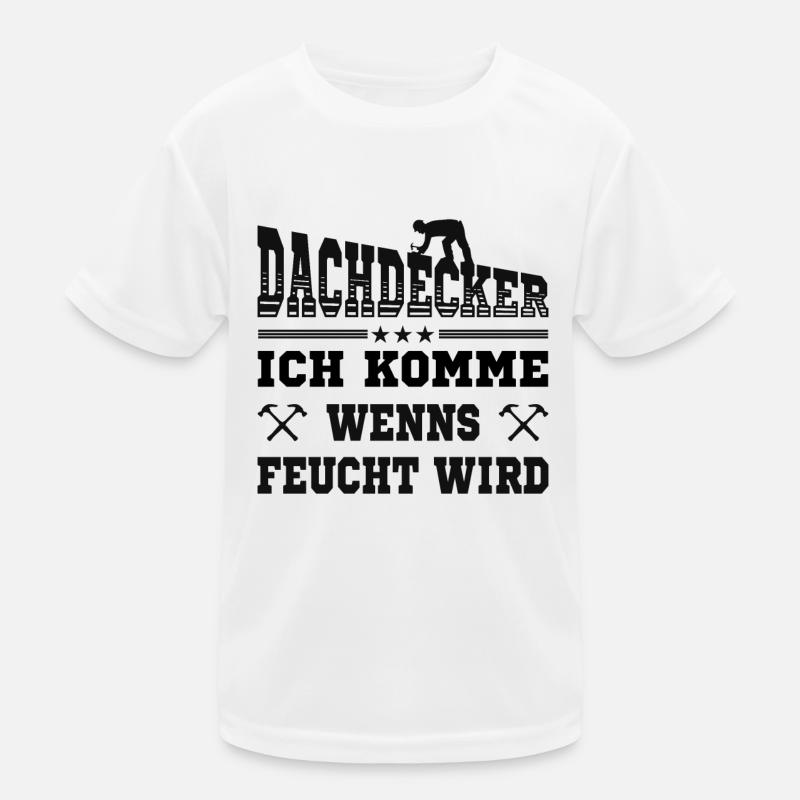 Dachdecker Kinder Funktions-T-Shirt