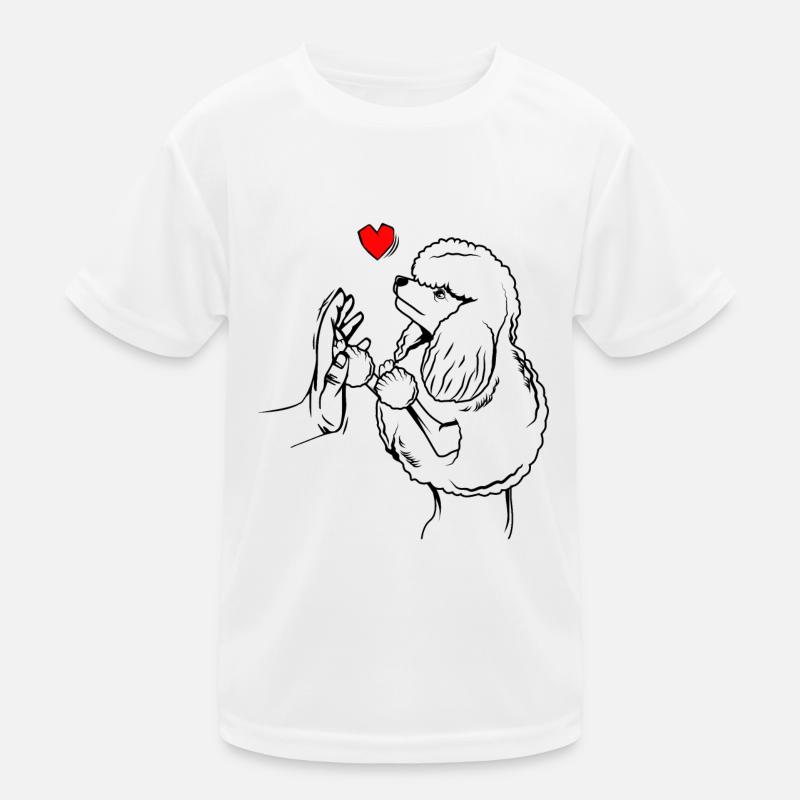 caniche T-shirt sport Enfant