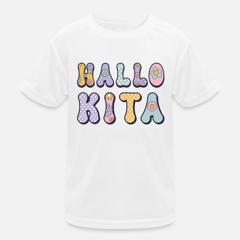 Kita Kind Kindergarten Anfänger Mädchen Geschenk Kinder Funktions-T-Shirt