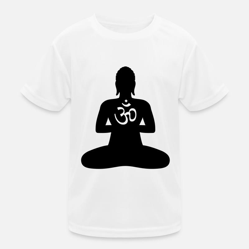 1b BUDDHA OM / AUM Kids Functional T-Shirt