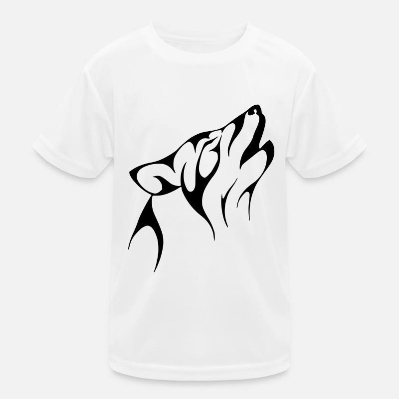 Wolf Kinder Funktions-T-Shirt