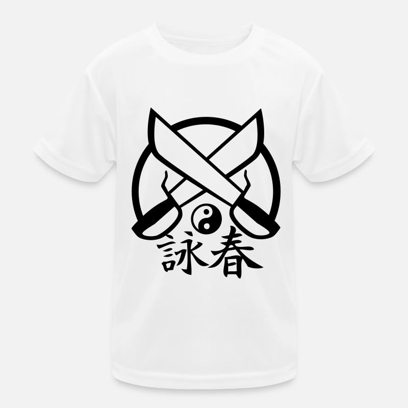 Wing Chun Ying Yang Kinder Funktions-T-Shirt