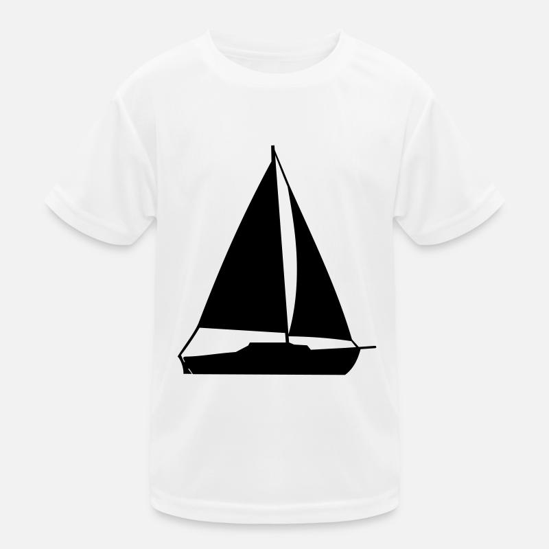 Segelboot Kinder Funktions-T-Shirt