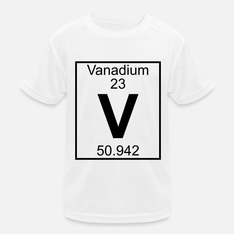 Vanadium (V) (element 23) Kids Functional T-Shirt
