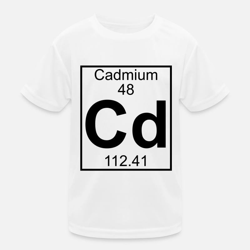 Cadmium (Cd) (element 48) Kids Functional T-Shirt