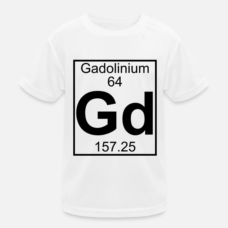 Gadolinium (Gd) (element 64) Kids Functional T-Shirt