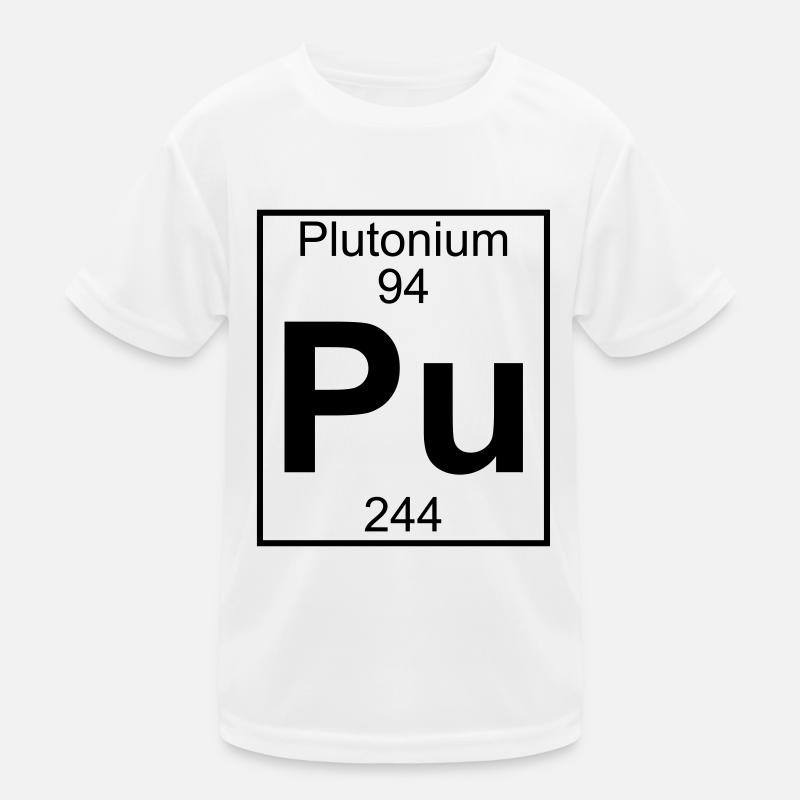 Plutonium (Pu) (element 94) Kids Functional T-Shirt