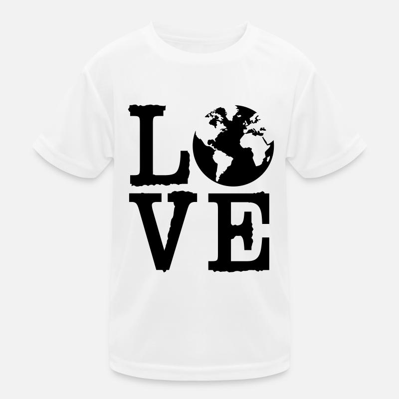 Love Earth Kinder Funktions-T-Shirt