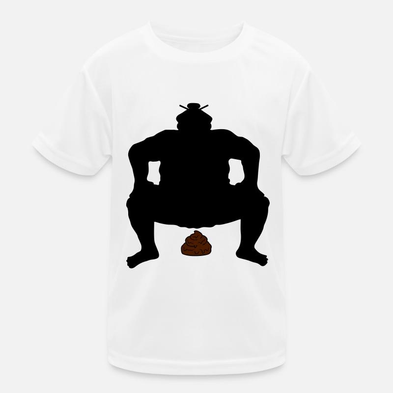 Sumo Ringer Häufchen Kinder Funktions-T-Shirt