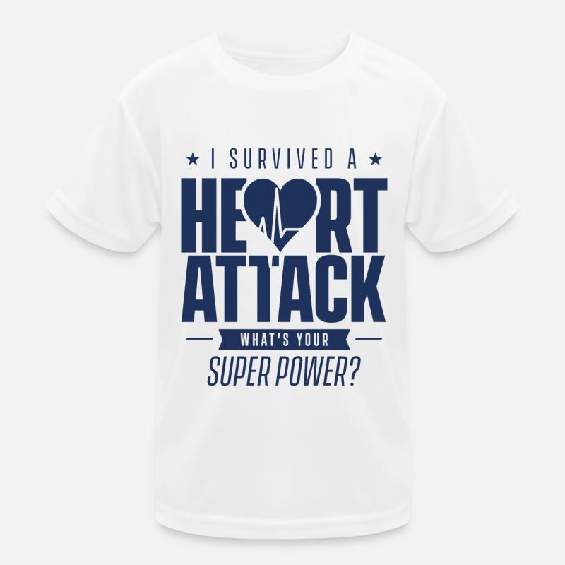 I survived a heart attack Kids Functional T-Shirt