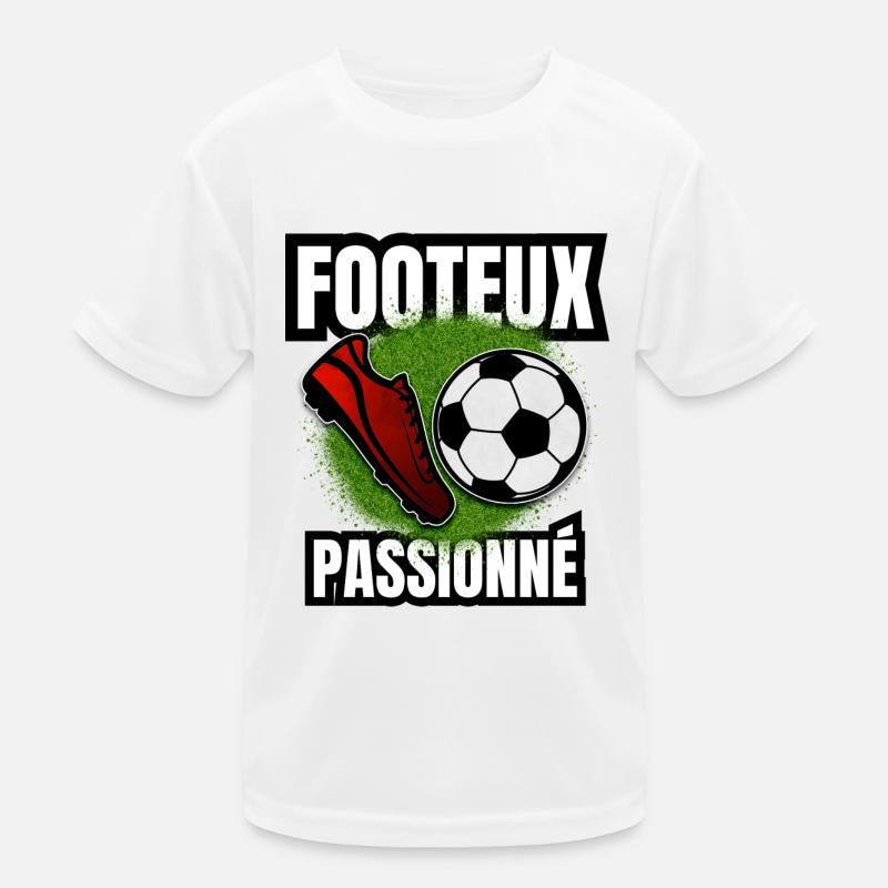 footeux passionné T-shirt sport Enfant