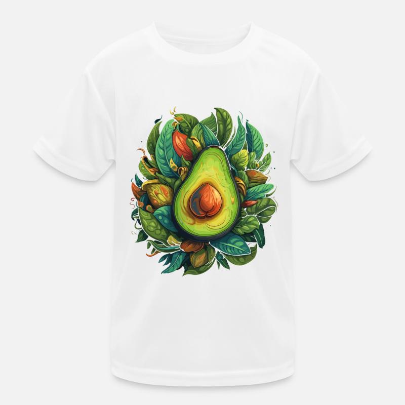 Avocado Kinder Funktions-T-Shirt