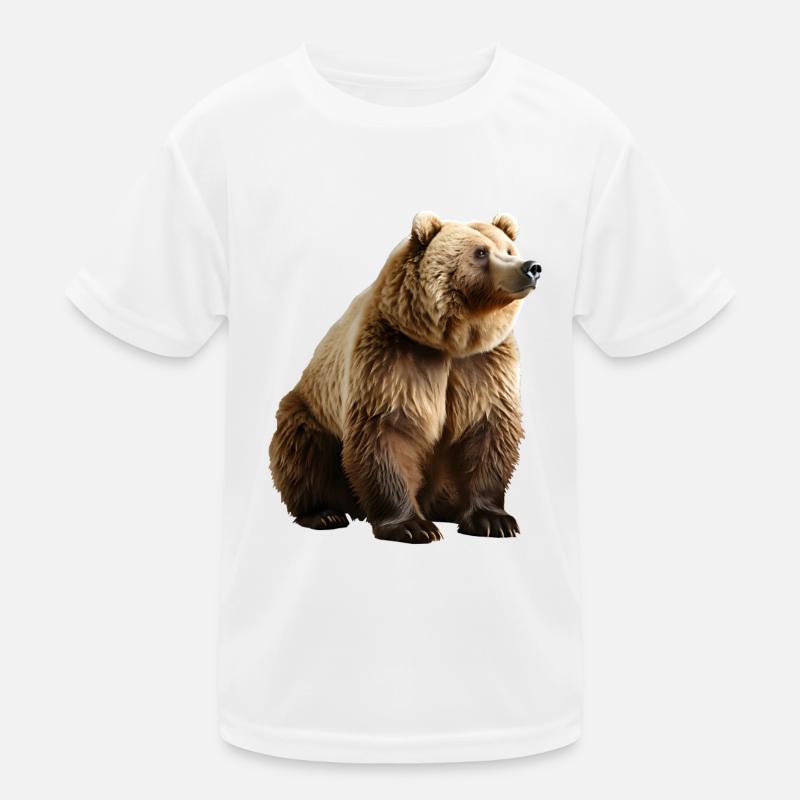 Les ours bruns sont omnivores T-shirt sport Enfant