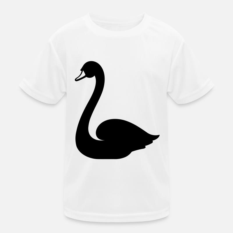Schwan Kinder Funktions-T-Shirt