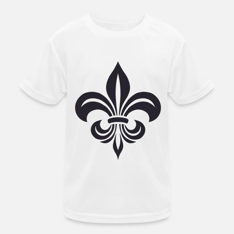 Symbol von Fleur de Lys Kinder Funktions-T-Shirt