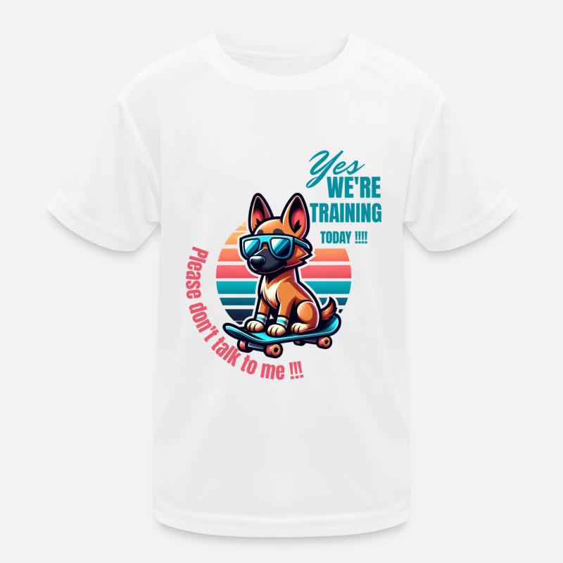 Hunde Training Kinder Funktions-T-Shirt