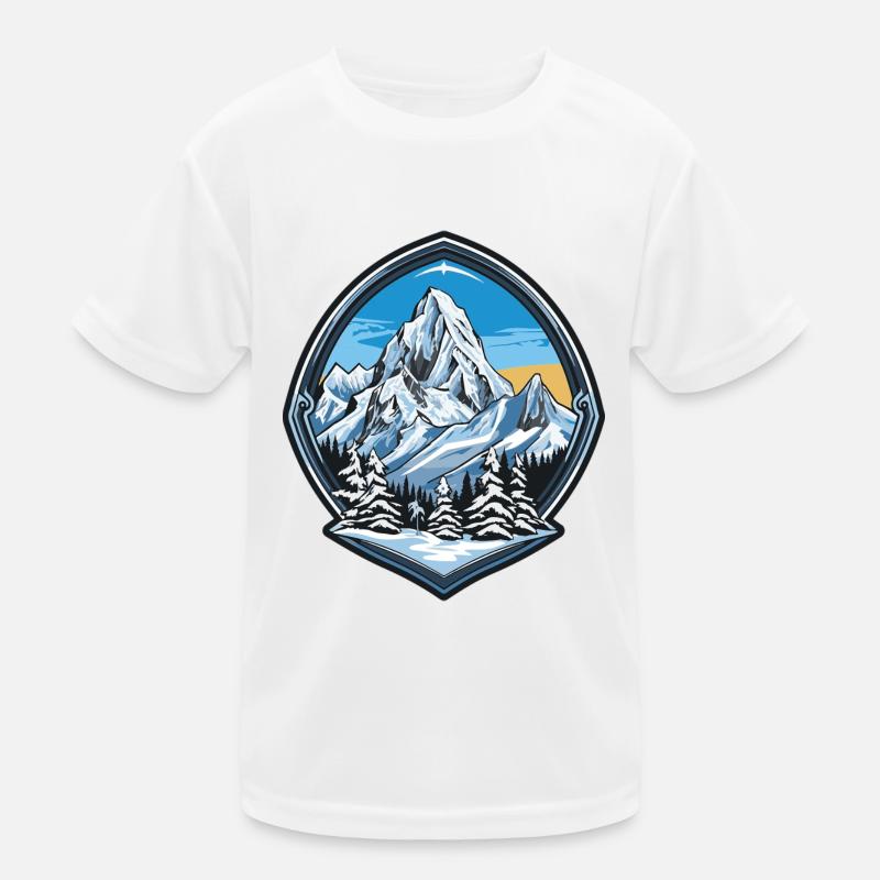 Mountains Kids Functional T-Shirt