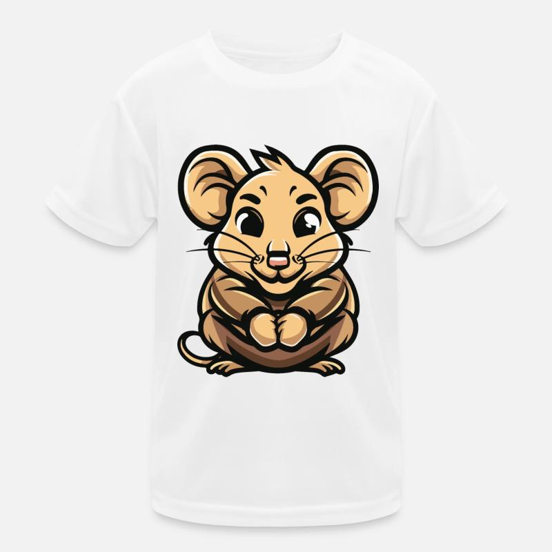Maus Comic Kinder Funktions-T-Shirt