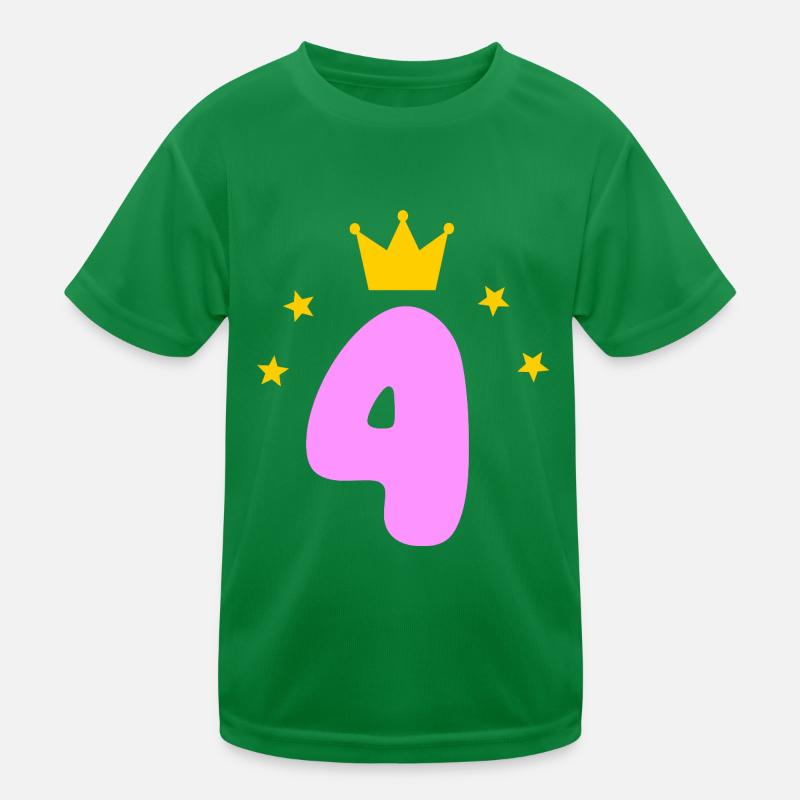 Mädchen 4.Geburtstag Kinder Funktions-T-Shirt