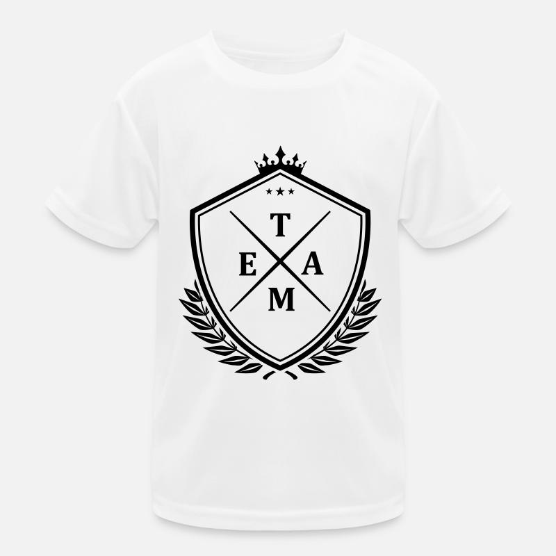 team wappen Kinder Funktions-T-Shirt