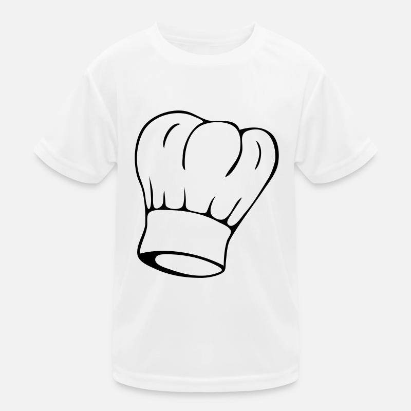 Chefs Hut Kinder Funktions-T-Shirt