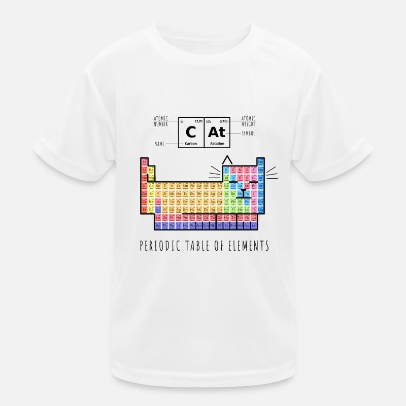Periodensystem der Elemente, Katze Kinder Funktions-T-Shirt