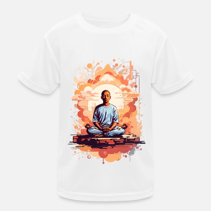 Meditation exercise Kids Functional T-Shirt