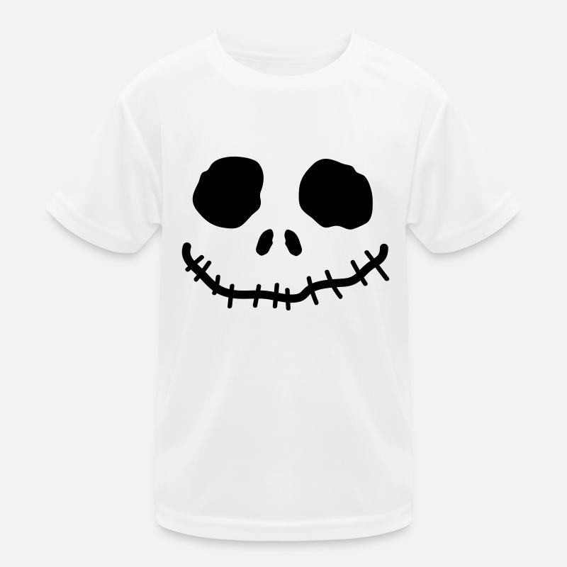 Halloween skull Kids Functional T-Shirt