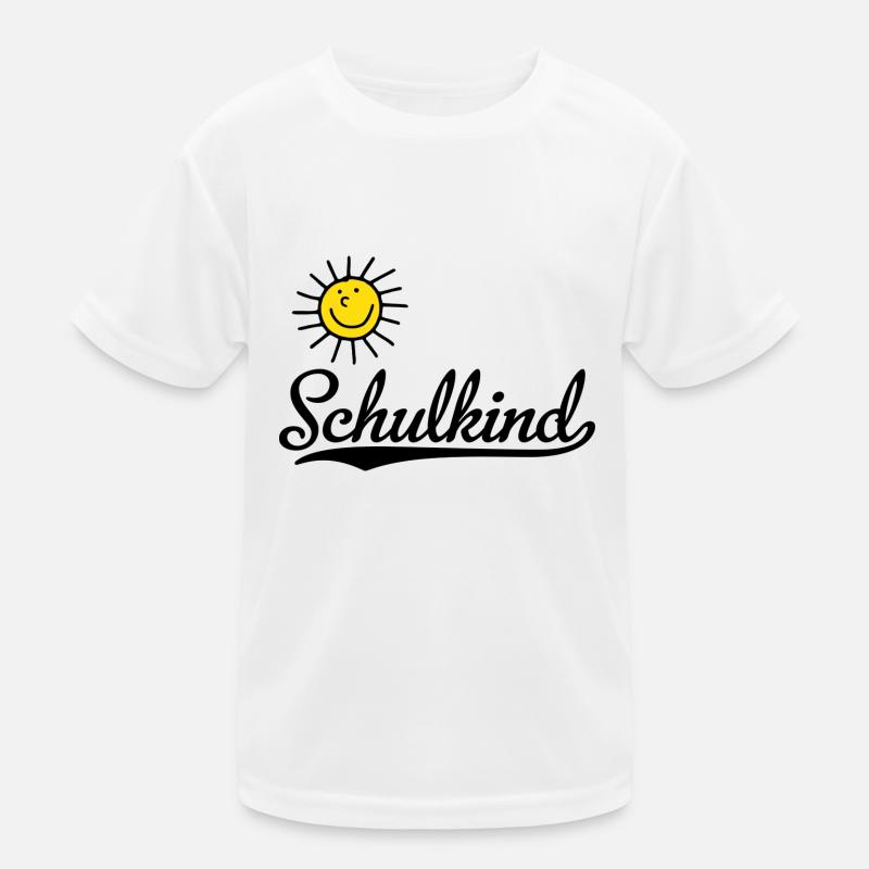 Schulkind Kinder Funktions-T-Shirt