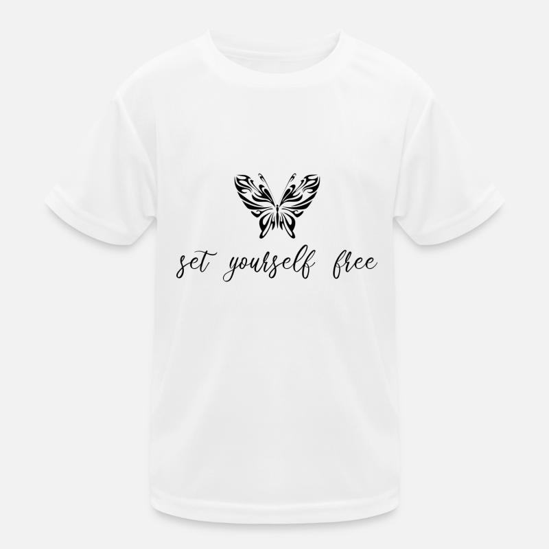 papillon T-shirt sport Enfant