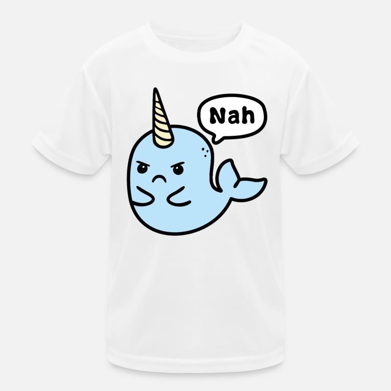 No-Whal Kinder Funktions-T-Shirt