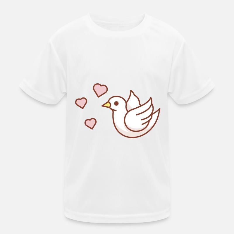 Taube Kinder Funktions-T-Shirt