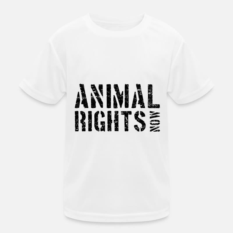 ANIMAL RIGHTS NOW Kinder Funktions-T-Shirt