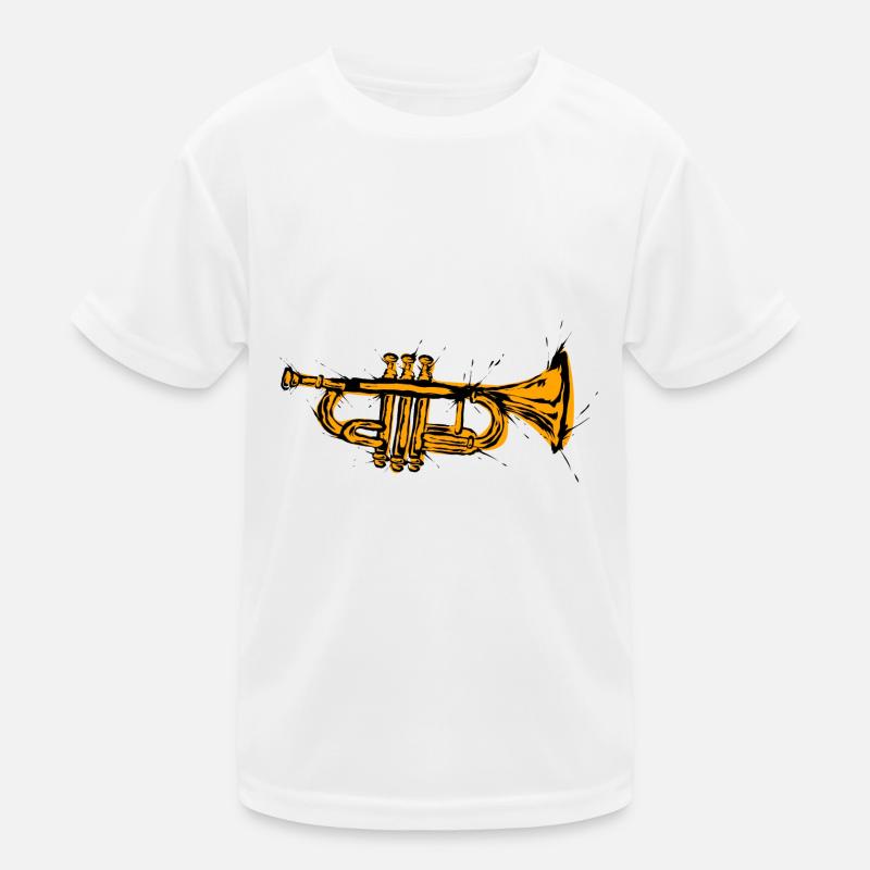 Trompete Kinder Funktions-T-Shirt