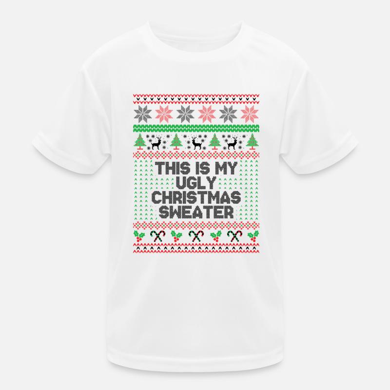 This is my ugly christmas sweater T-shirt sport Enfant