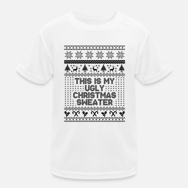 This is my ugly christmas sweater T-shirt sport Enfant