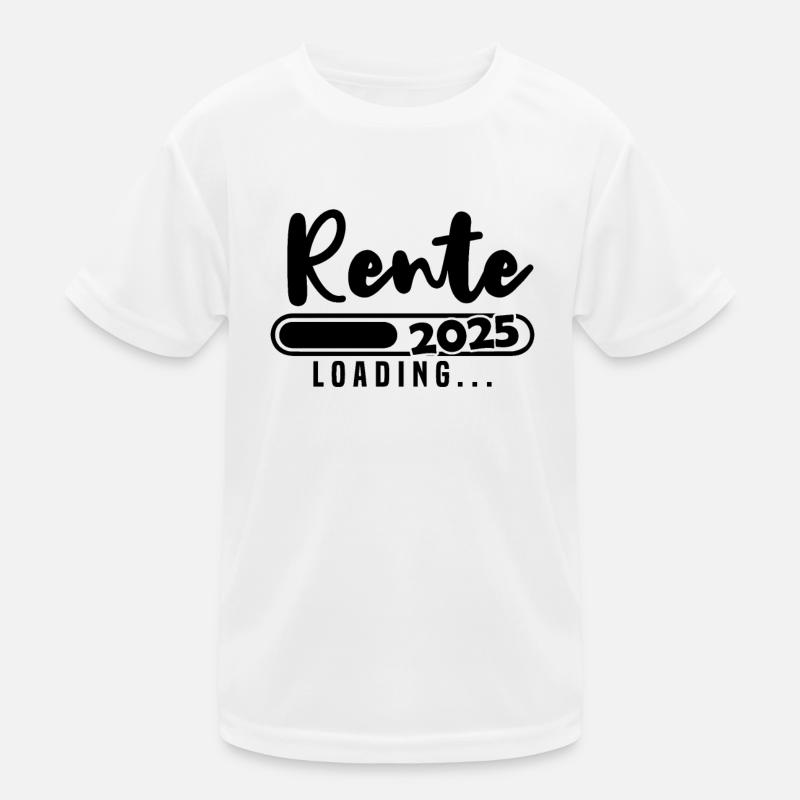 Rente 2025 Loading Kinder Funktions-T-Shirt
