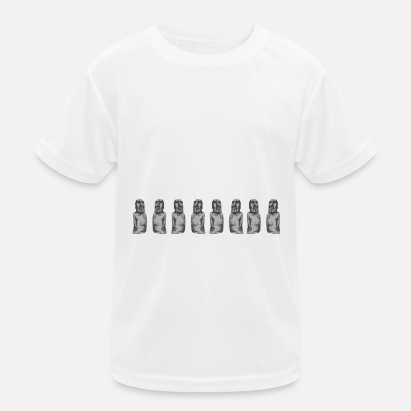 Easter island Kids Functional T-Shirt
