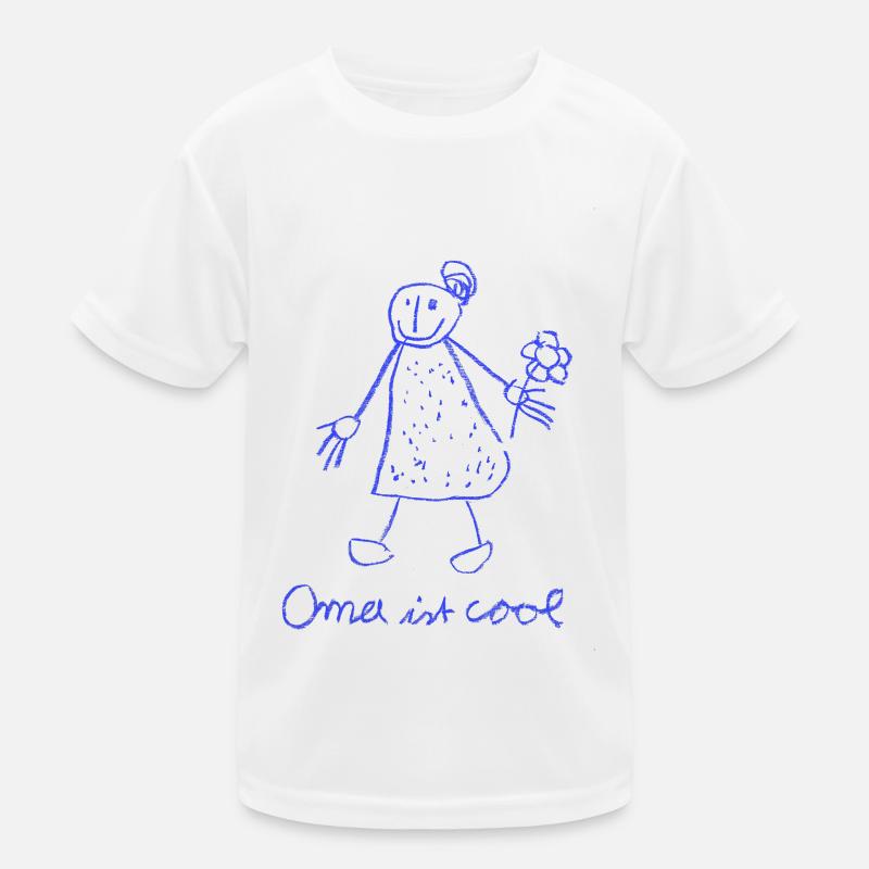 Oma ist cool Kinder Funktions-T-Shirt