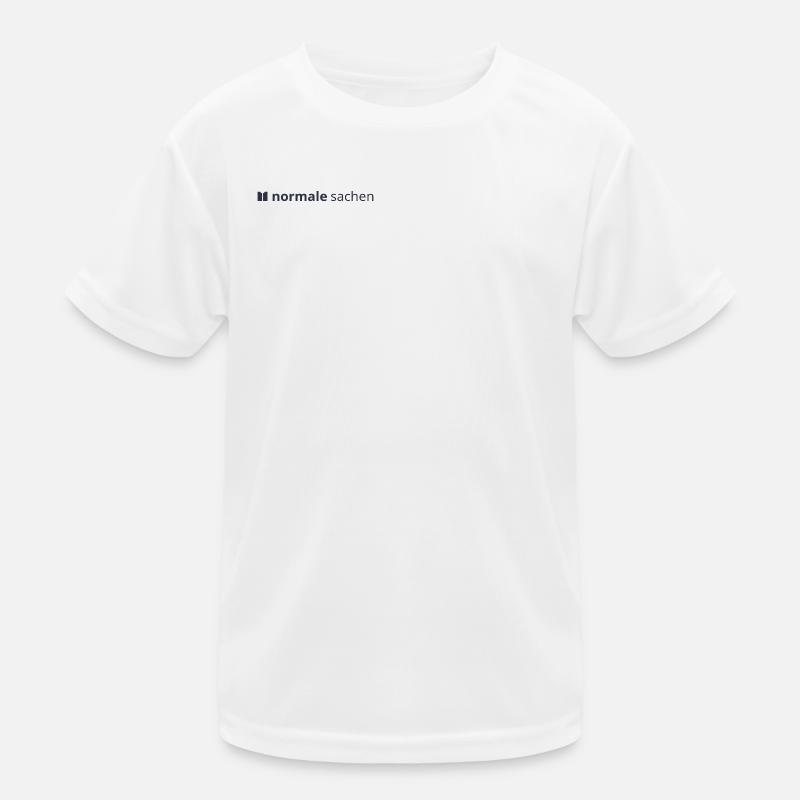 Normal Stuff Logo Bleu T-shirt sport Enfant