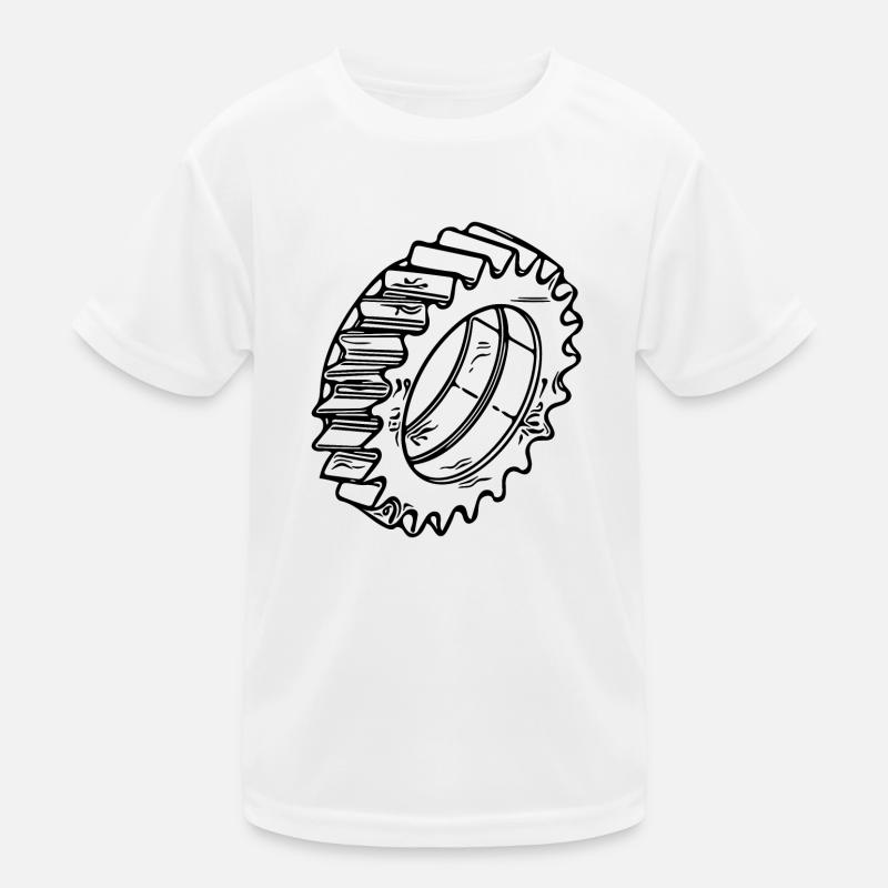 Gear Machines Component Design Kids Functional T-Shirt