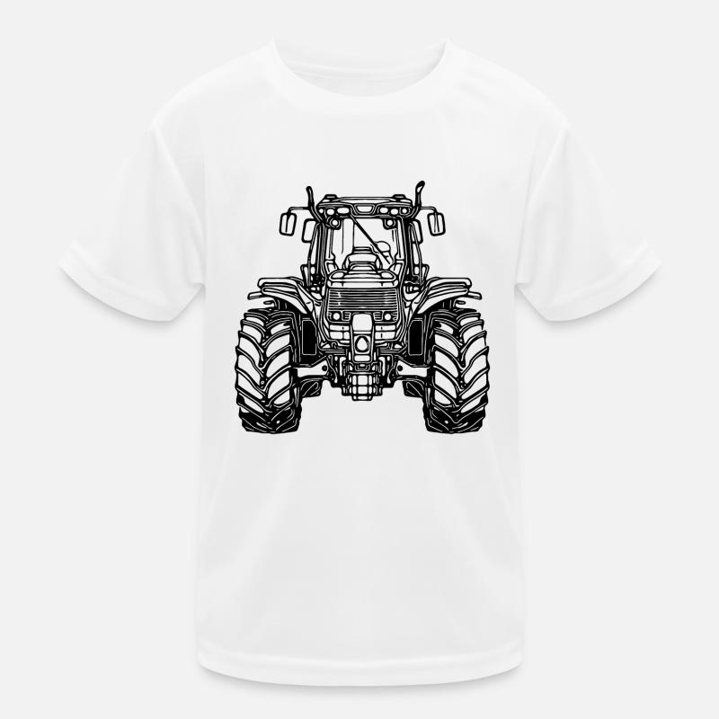 Heavy tractor Large field field tractor Kids Functional T-Shirt