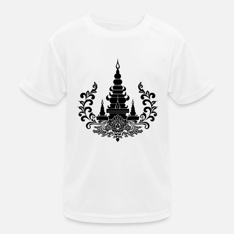 Symbole de la nature du complexe de temples de Thaïlande T-shirt sport Enfant