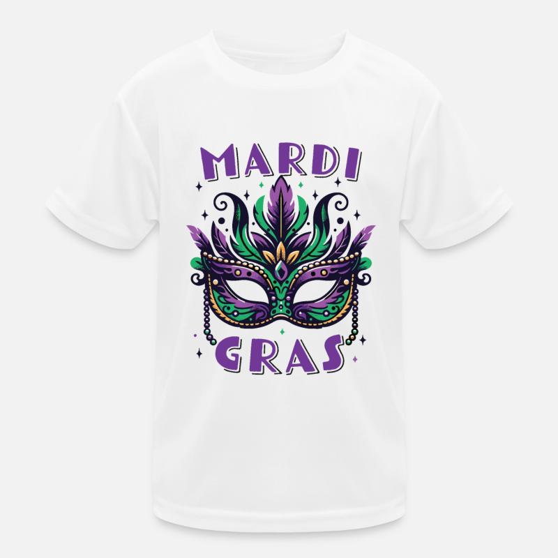Mardi Gras Kids Functional T-Shirt