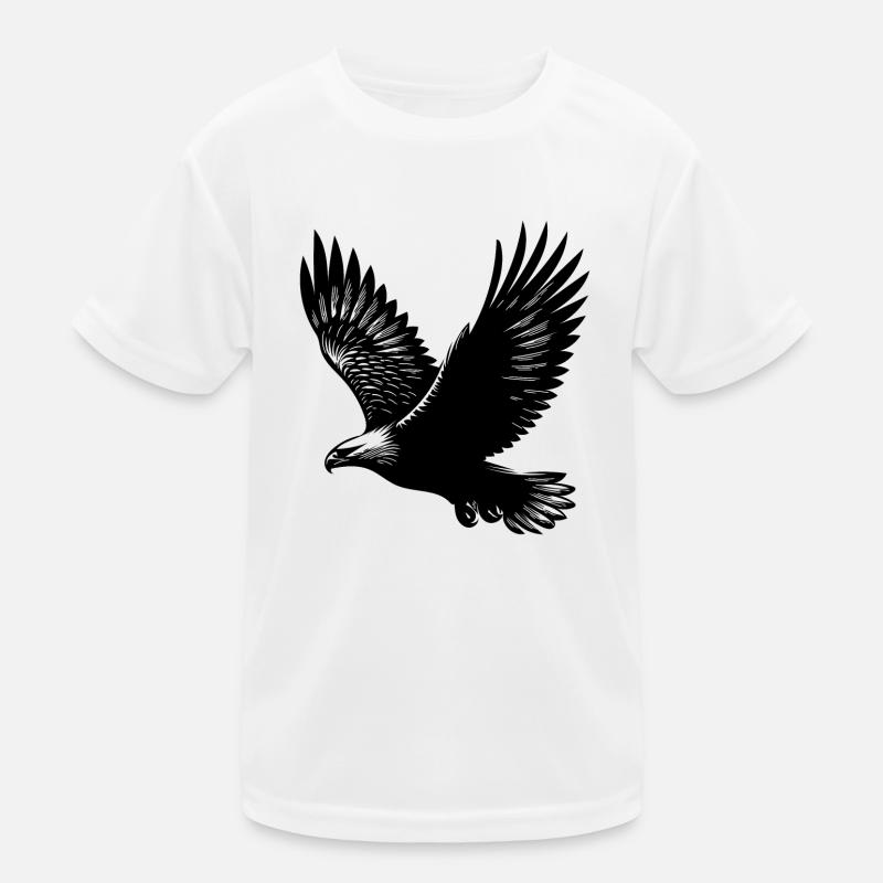 Aigle élégant sur d’immenses ailes T-shirt sport Enfant